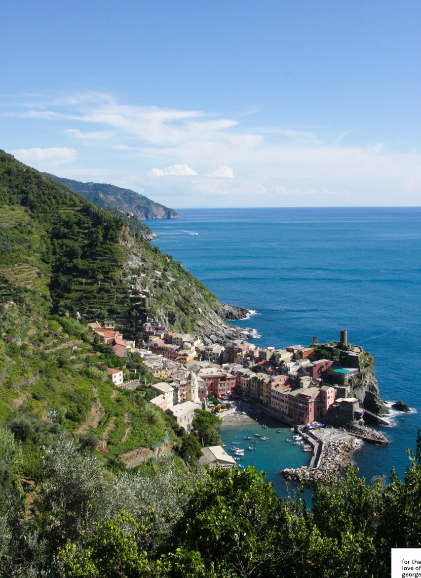 Travels in Italy: Cinque Terre; on For the Love of George